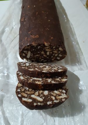 Una foto de Salchichón de Chocolate
