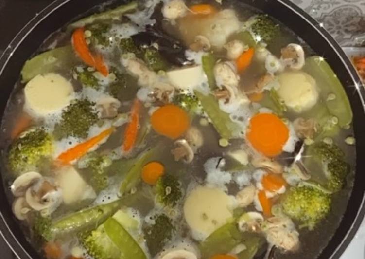 Cara mudah memasak Sup Ikan Dori ala mamabi yang Lezat
