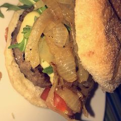 Easy burgers with a twist A picture of Easy burgers with a twist.