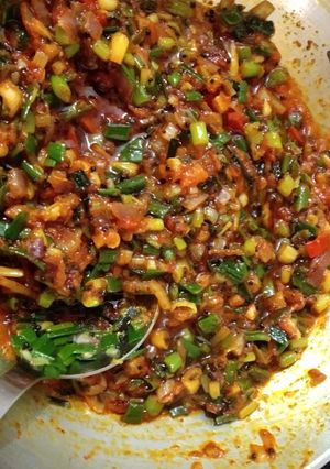લીલા લસણ નુ શાક (Green Garlic Sabji Recipe In Gujarati) રેસીપી મુખ્ય ફોટો