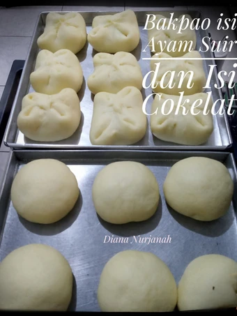 Cara Gampang Membuat Resep Bakpao isi ayam suir dan isi coklat yang Bisa Manjain Lidah Anti Ribet, Lezat Sekali