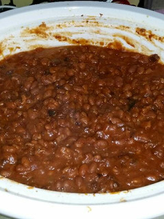 A picture of Crockpot Boston Baked Beans.