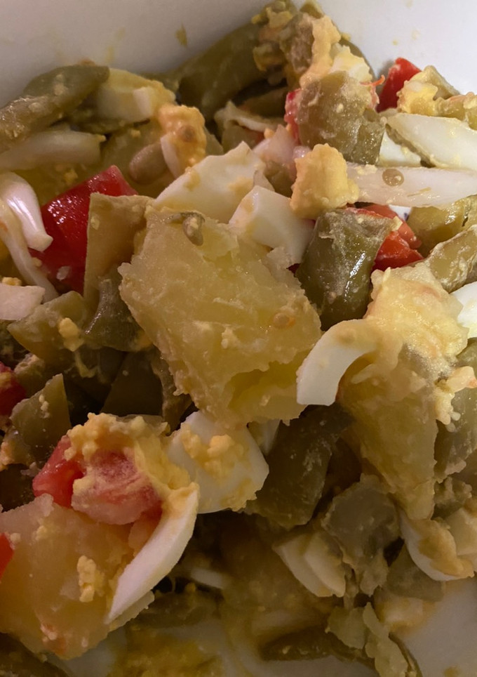 Una foto de Ensalada de judías
