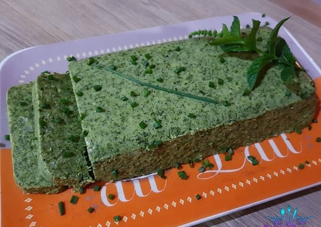 Terrine de Brocolis/epinards au Chèvre et Roquefort