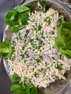 Una foto de Pasta fría para fiestas