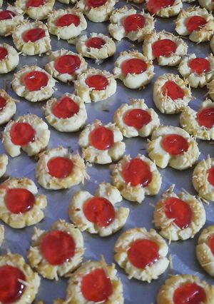 Foto resep Strawberry Thumbprint cookies
