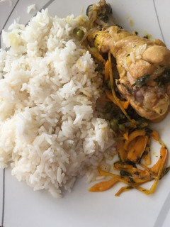 Una foto de Ceviche de Pollo (Plato de fondo)