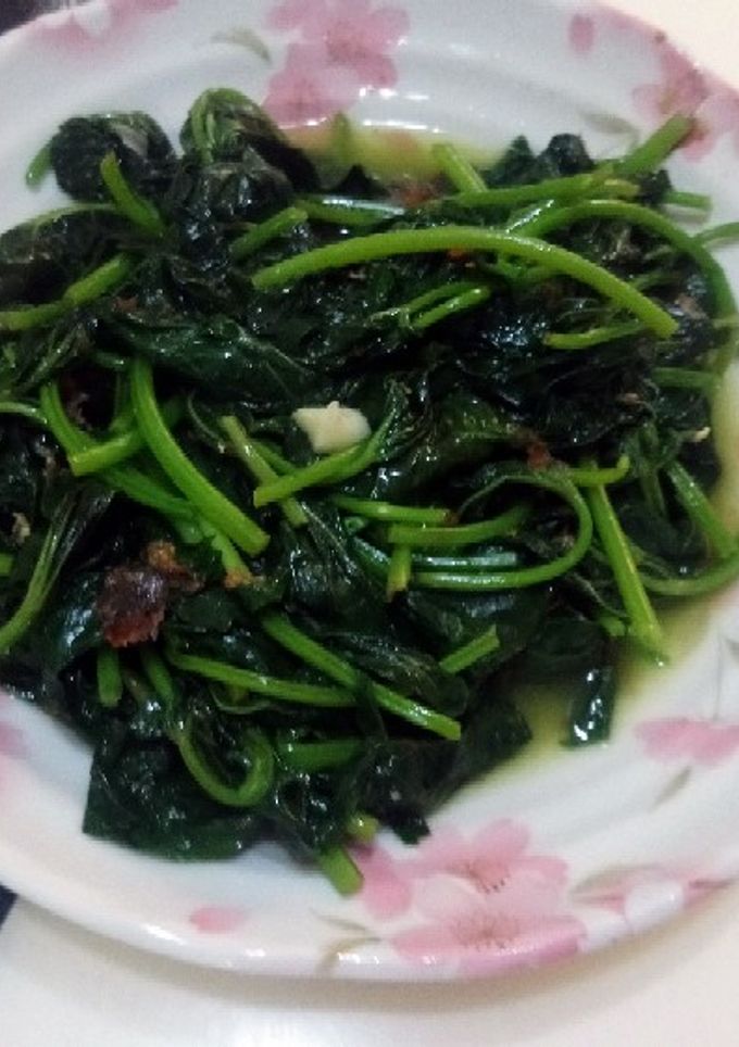 蒜炒地瓜葉 #好料日記 的食譜成品照片