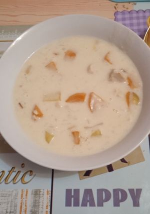 O poză a rețetei Supa de pui cu orez aka supa japoneza.