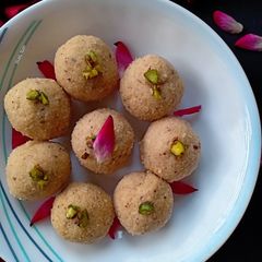 A picture of Paneer coconut Laddoo.