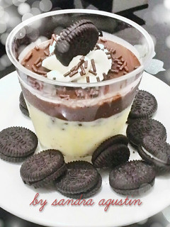 Foto resep Vanilla Choco Oreo Pudding