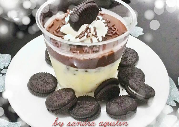 Vanilla Choco Oreo Pudding