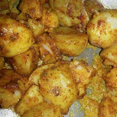 Aachari aloo A picture of Aachari aloo.