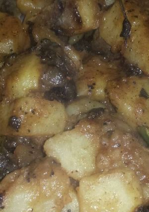 صورة لوصفة بطاط بالكاري