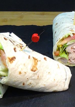 Foto principal de Wraps de pavo con verdura fresca