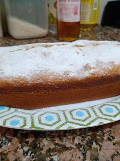 Una foto de Budín de banana con dulce de leche