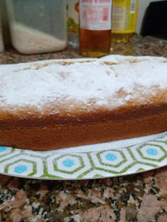 Una foto de Budín de banana con dulce de leche