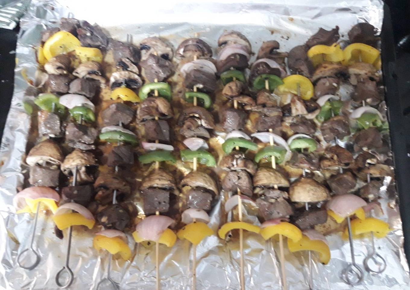 Kebab beef satay