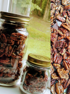 A picture of Keto Candied Spiced Pecans.