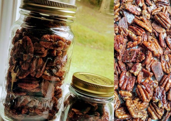 Recipe of Homemade Keto Candied Spiced Pecans - Easy Recipes for Kids