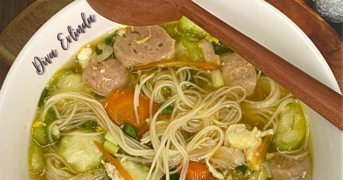 Resep Misua Bakso Kecap Enak Dan Mudah Cookpad