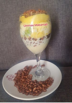 A picture of Fruity Custard Pudding.