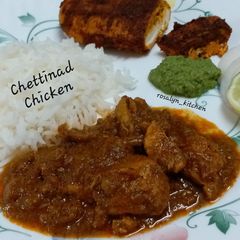 A picture of Chettinad Chicken.