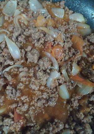 Una foto de Carne molida en Bistec
