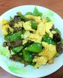 👩🏻‍🍳牛肉排青椒炒蛋