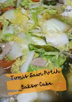 Foto resep Tumis Sawi Putih Bakso Cabe