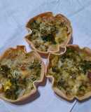 Tarteletas de brócoli