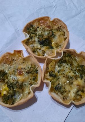 Una foto de Tarteletas de brócoli