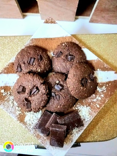 Una foto de Galletas de Avena y Chocolate