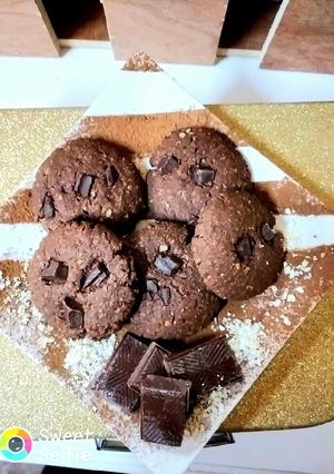 Una foto de Galletas de Avena y Chocolate