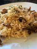 Arroz con hongos