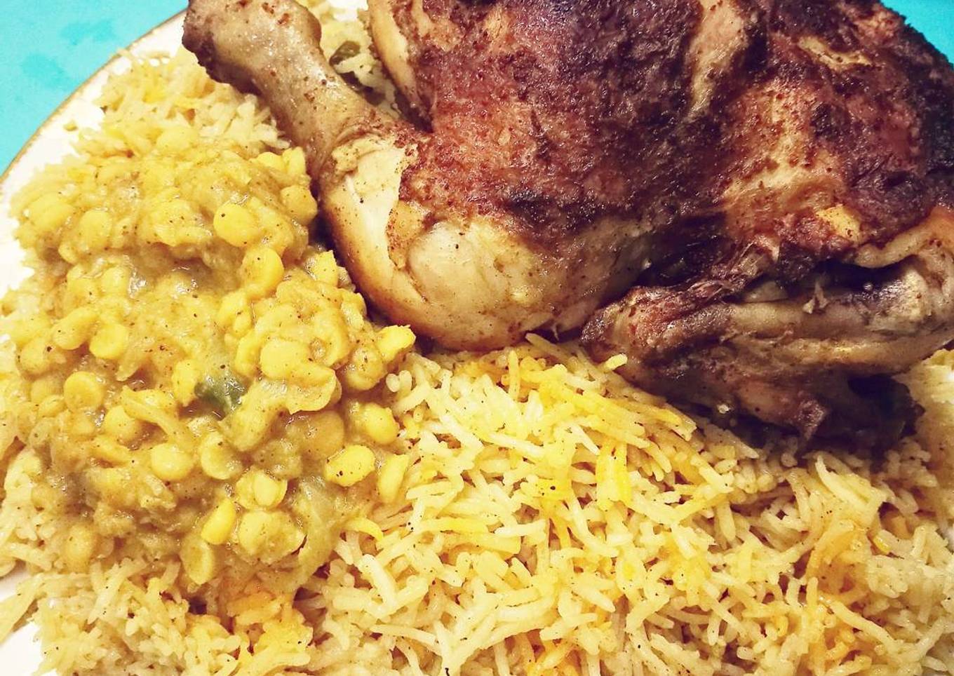 Kuwaiti style Chicken majboos
