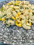 Spinach sweet corn White sauce pasta