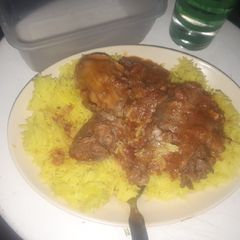 A picture of Tumeric rice.