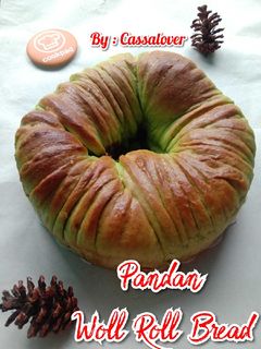 Foto resep Pandan Woll Roll Bread