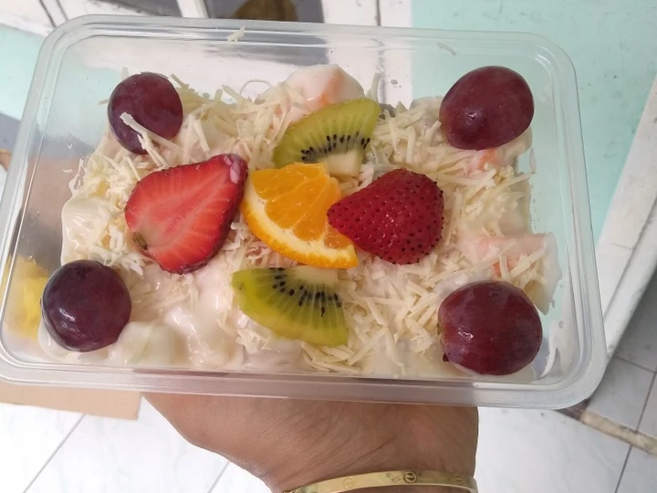 Langkah Gampang Membikin Resep Salad Buah Yogurt yang  Bikin Ketagihan Anti Ribet, Menggugah Selera