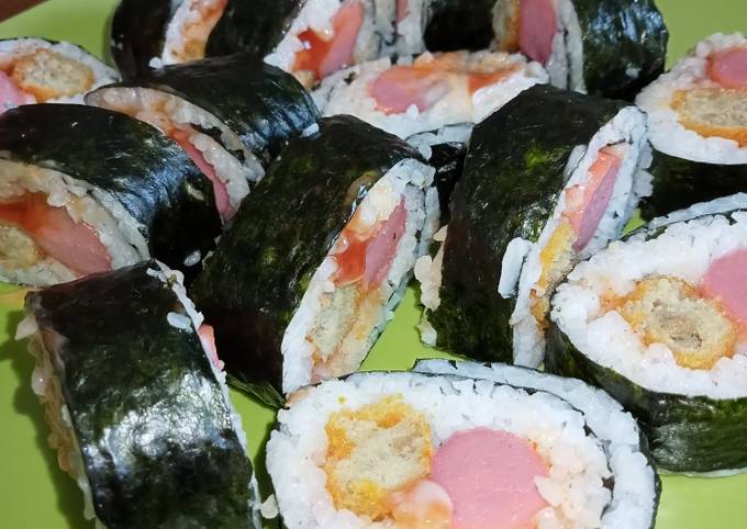 Cara membuat 168. Sushi rumahan