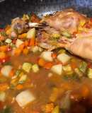 Pollo a la jardinera