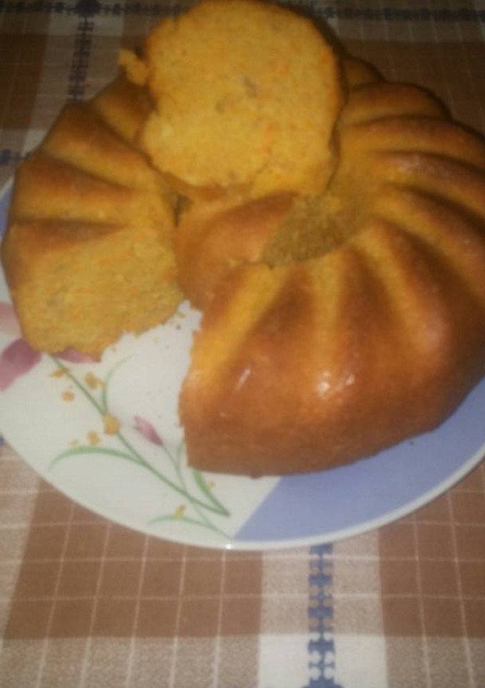 Una foto de Bizcocho de zanahoria