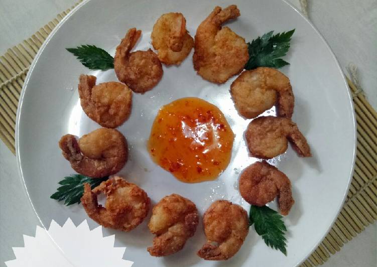 Resep Udang Goreng Tepung Kriuks Simple #bikinramadanberkesan Anti Gagal