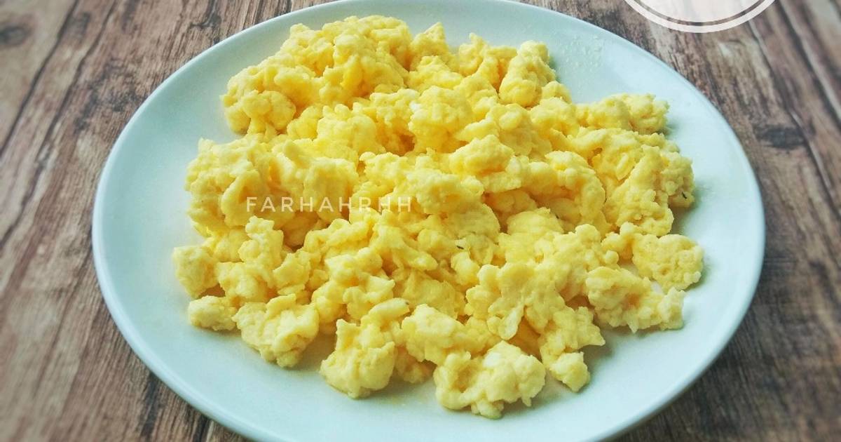 Resep Scramble Egg Ala Mcdonalds Oleh Farhah Cookpad