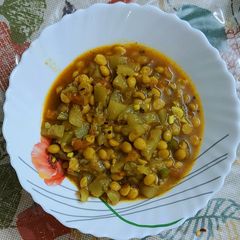 Lauki Aur Chane ki Dal A picture of Lauki Aur Chane ki Dal.