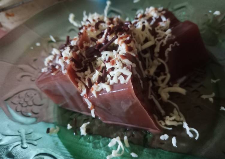 Agar cokelat pop ice