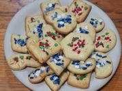 Una foto de galletas de mantequilla