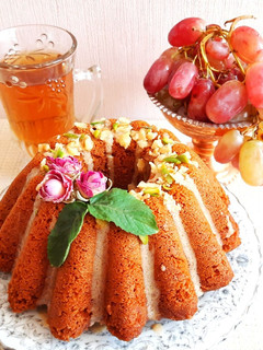عکسی از دستور کیک شیره انگور رژیمی