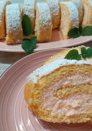 Puncsos piskótatekercs recept fotója